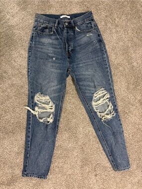 PacSun Distressed Dark Blue Jeans